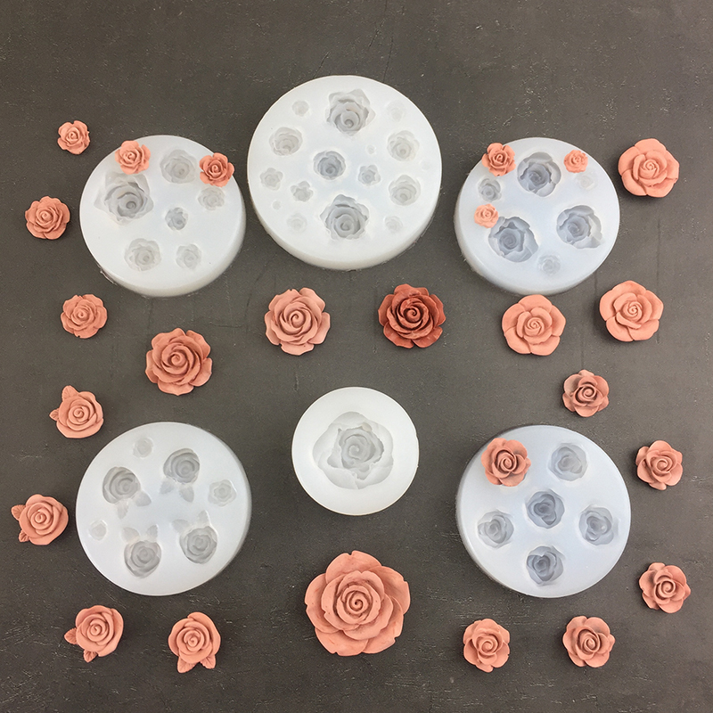 Soap Making Utensils - 3d Rosen blumen form Blatt Silikon
