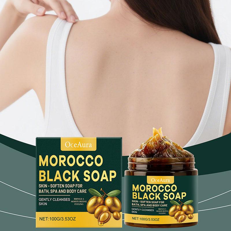 Castor Oil Soap - Marokkanische Schwarze Seife Tiefenreinigung Sanfte Pflege