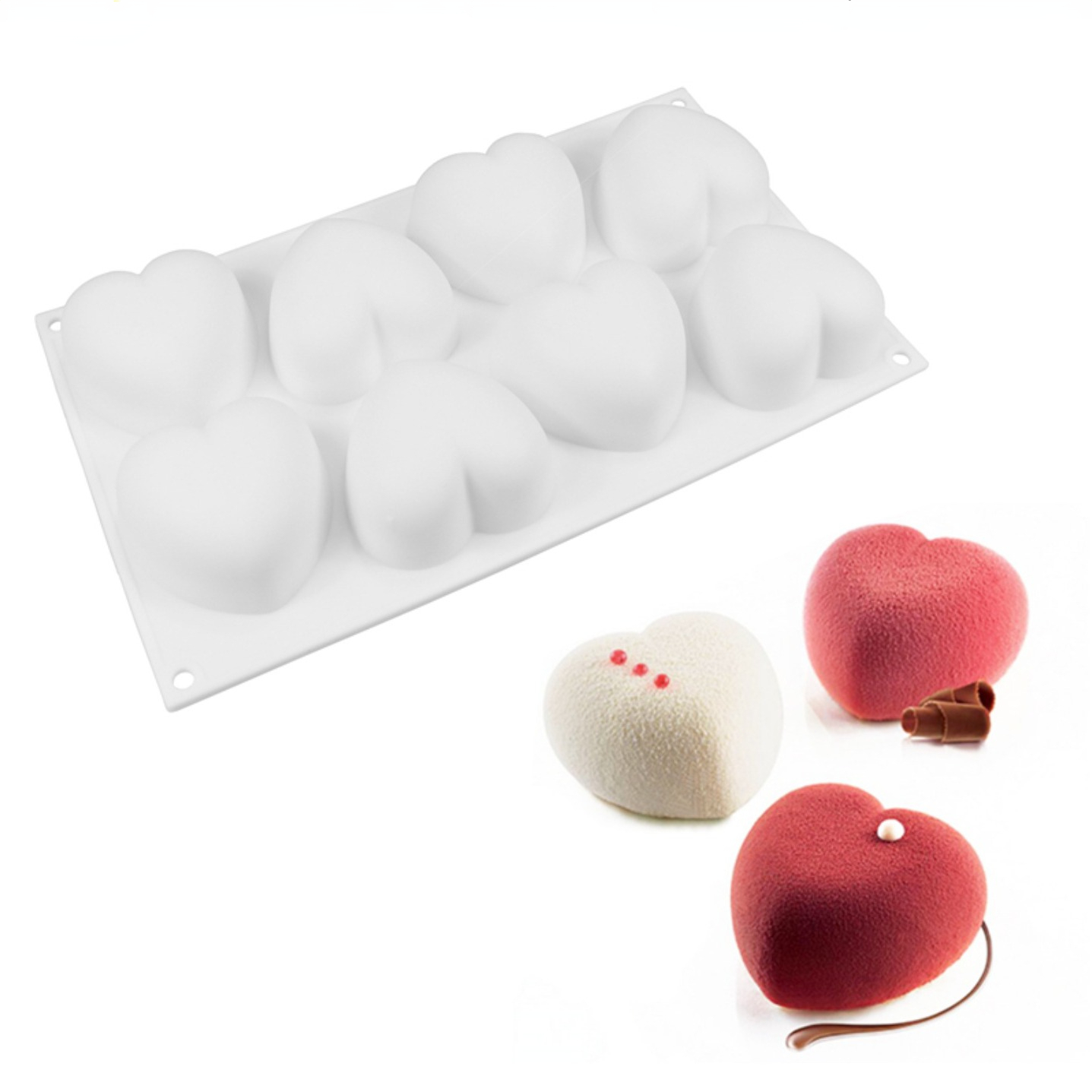 Soap Making Utensils - Liebe Herz Silikon Seife Form Handgemachte