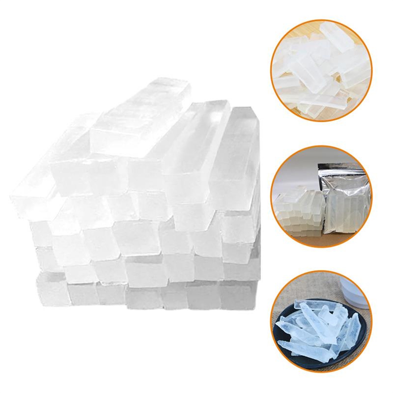 Soap Making Natural Ingredients - Transparente Glycerin-Seifenbasis Natürliches Pflanzenöl DIY Handgemachtes