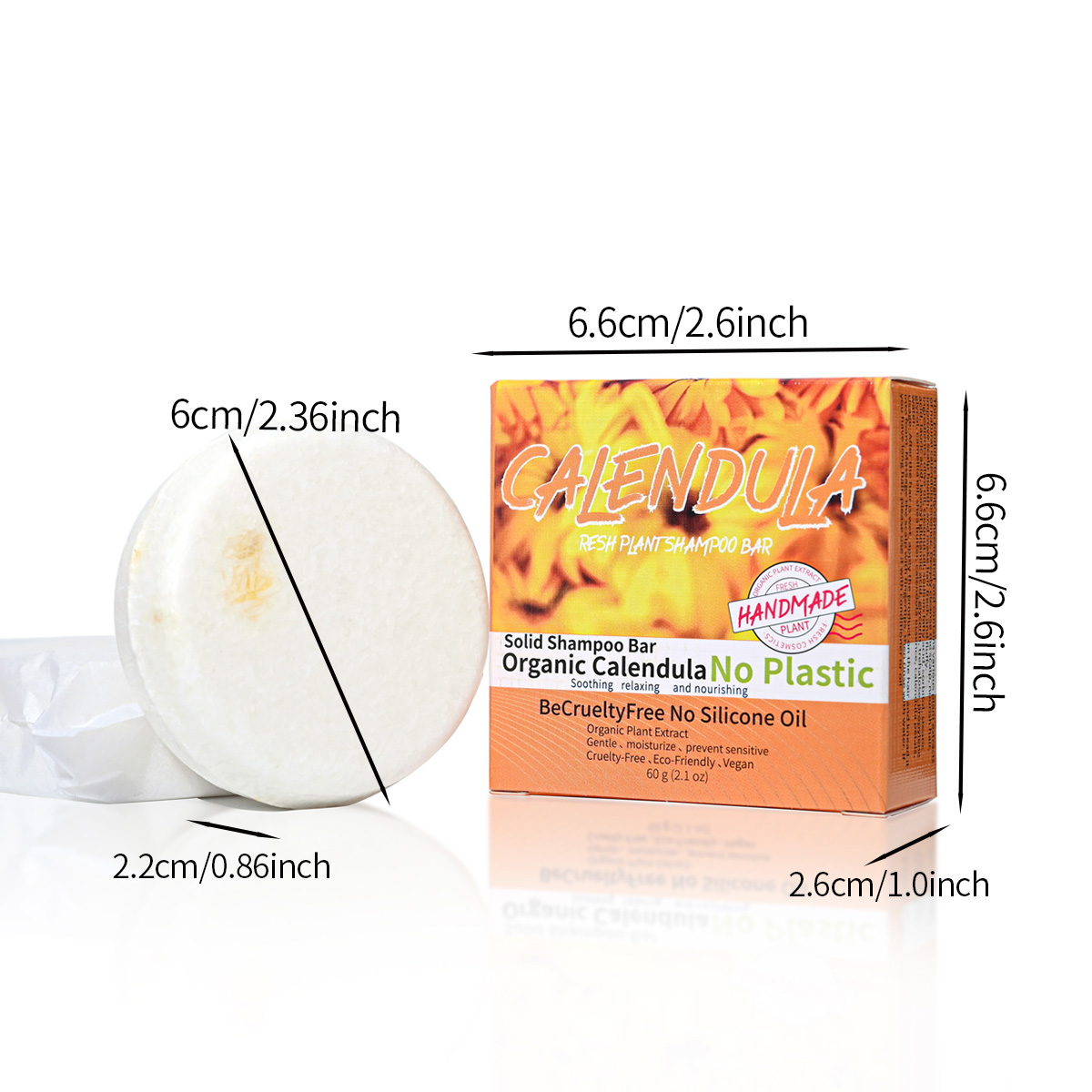 Calendula Blüten- und Pflanzen – Castor Oil Soap Bewertung und Preis