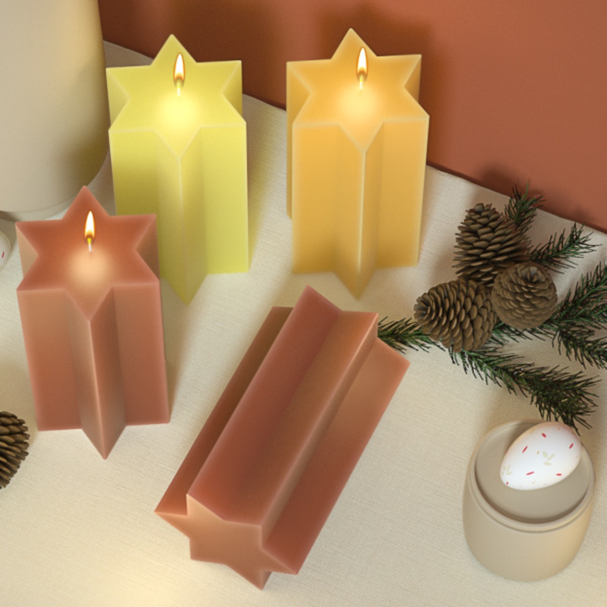 3d sechseckige Säule Silikon K – Soap Making Gifts Bewertung und Preis