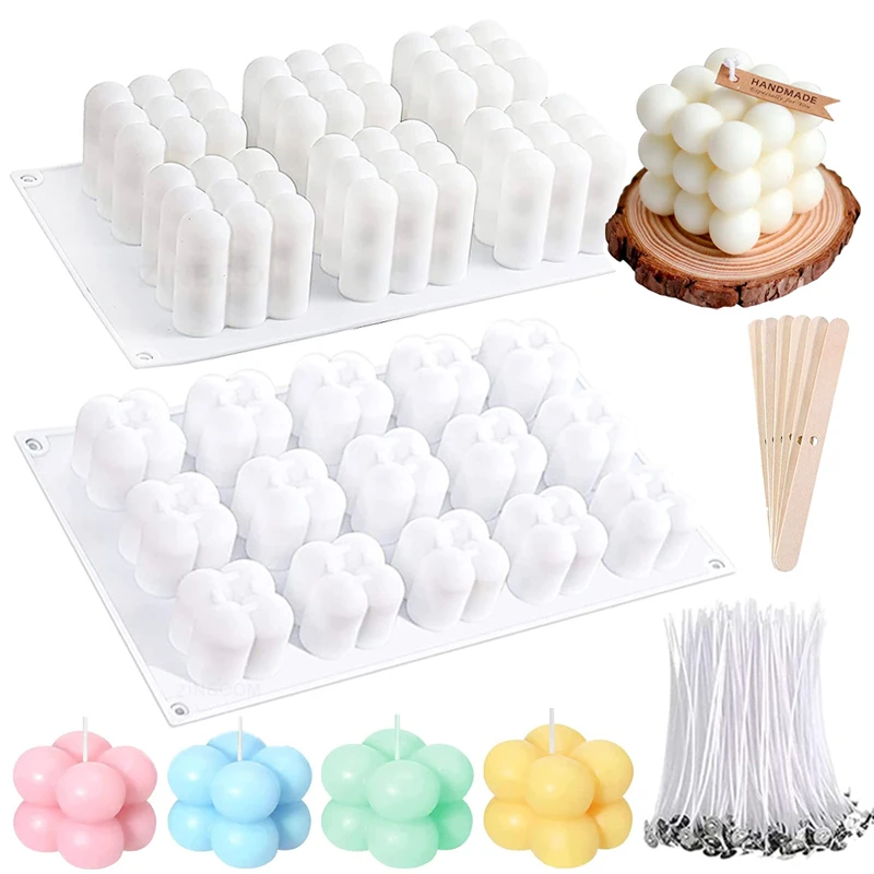 3D Blase Würfel Kerze Silikon  – Soap Making Kit Amazon Bewertung und Preis