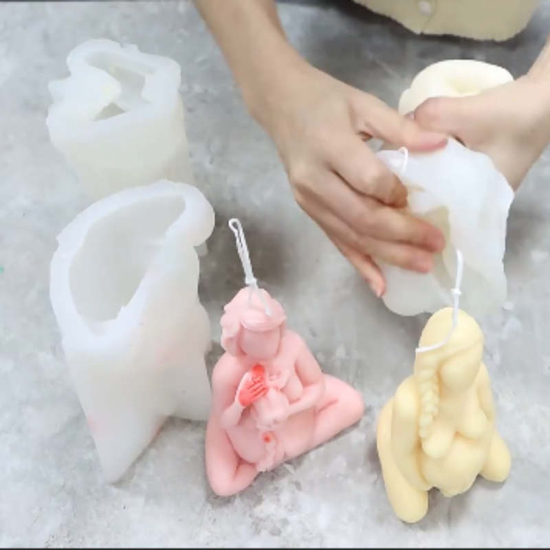 3D Mutter-Baby Silikon-Kerzenf – Soap Mold Silicone Loaf Bewertung und Preis