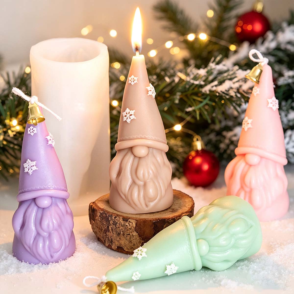 Weihnachtsschmuck Silikon-Kerz – Soap Making Gifts Bewertung und Preis