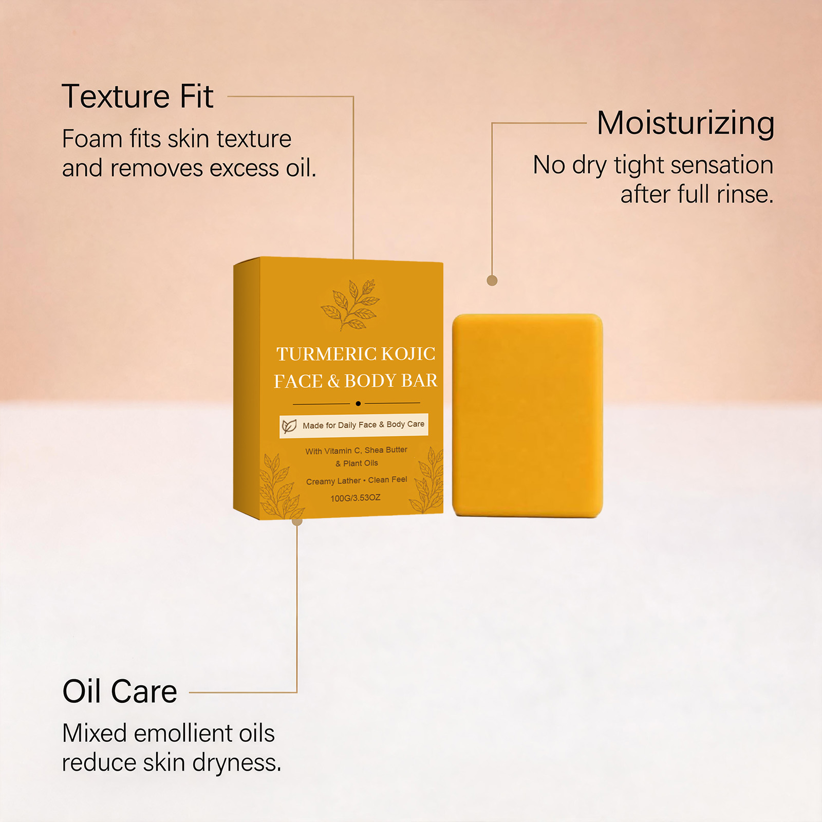 Kurkuma-Kojisäure-Handseife, P – Castor Oil Soap Bewertung und Preis