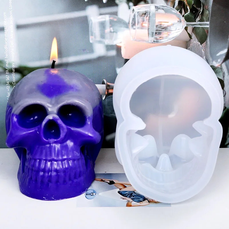 3d Schädel Silikon Kerze Forme – Soap Making Gifts Bewertung und Preis
